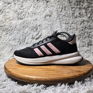 Adidas Womens Size 8.5 Path Daily Running CloudFoam Sneakers (Black/White)